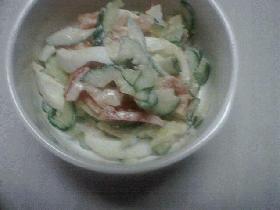 卵と野菜のサラダ