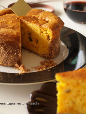 どっさりカボチャのパンプキンチーズケーキ
