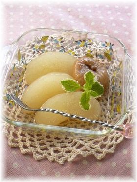 ラム香る*梨のコンポート