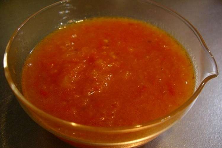 生トマトから作る万能選手のトマトソース レシピ 作り方 By モモコン クックパッド 簡単おいしいみんなのレシピが355万品
