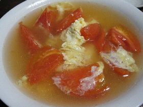 簡単スピード♡トマトの中華卵とじスープ♡の画像
