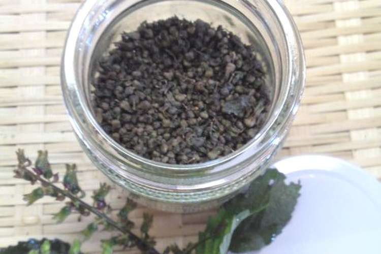 紫蘇の実の塩漬天日干し レシピ 作り方 By 武茶志 クックパッド 簡単おいしいみんなのレシピが358万品