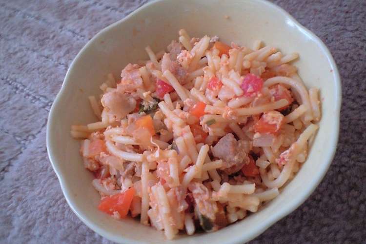 離乳食後期 簡単ナポリタン風パスタ レシピ 作り方 By あいりママ クックパッド 簡単おいしいみんなのレシピが359万品