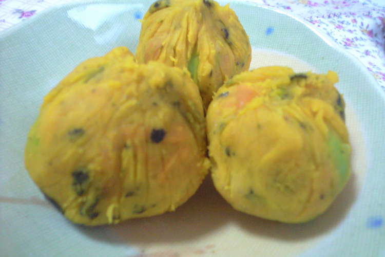 簡単 お弁当に かぼちゃと枝豆のちゃきん レシピ 作り方 By Kuroyan クックパッド 簡単おいしいみんなのレシピが354万品