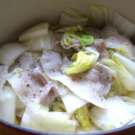 白菜と豚ばら肉の旨煮