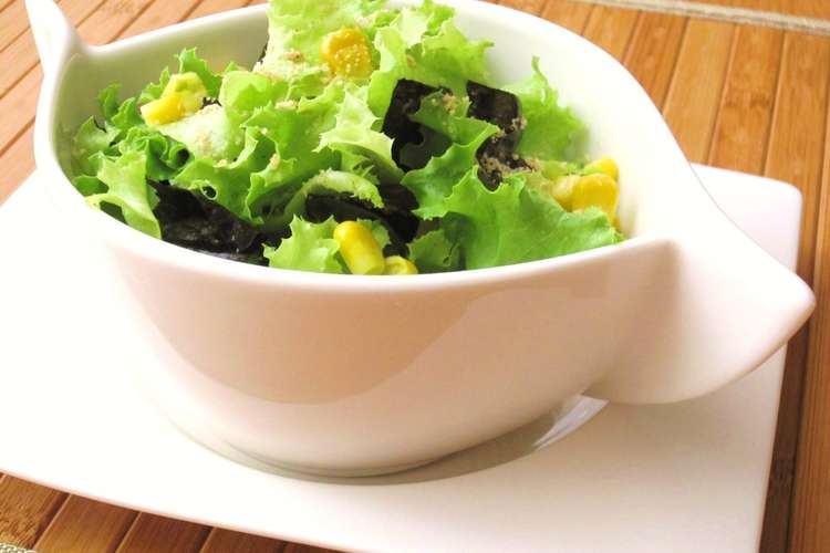 グリーンリーフ 韓国風 彡海苔サラダ レシピ 作り方 By 矢切のねぎちゃん クックパッド 簡単おいしいみんなのレシピが367万品