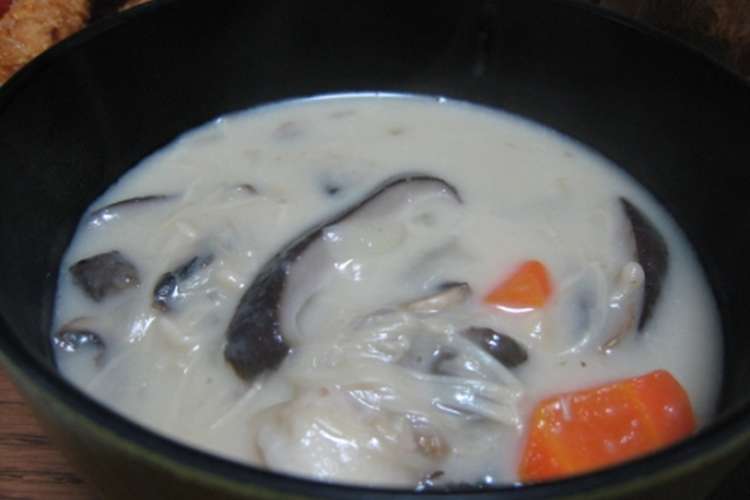 １０分で とろりんきのこシチュー レシピ 作り方 By ズズのママ クックパッド 簡単おいしいみんなのレシピが361万品