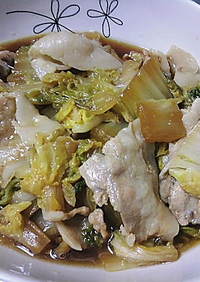 ウマ～～～白菜と豚バラの蒸し煮