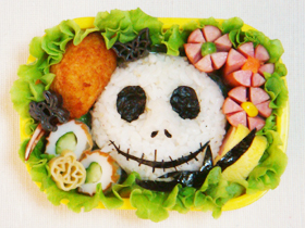 ジャック・スケリントンのお弁当✿キャラ弁の画像