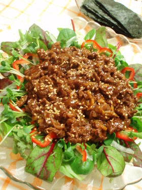 豚肉のドレッシング炒め