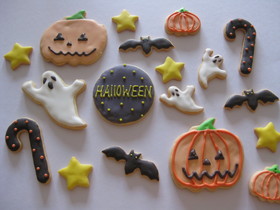 ハロウィンアイシングクッキー2009