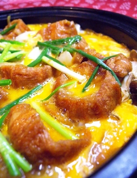 油麩の卵とじ