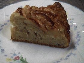 りんごとバナナのケーキ