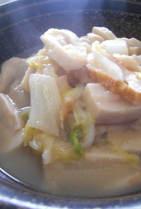 ◆白菜と高野豆腐の煮浸し
