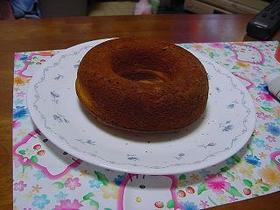バナナヨーグルトリングケーキ
