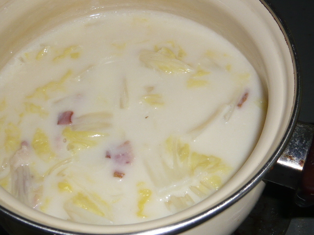 白菜のミルクスープ♡の画像