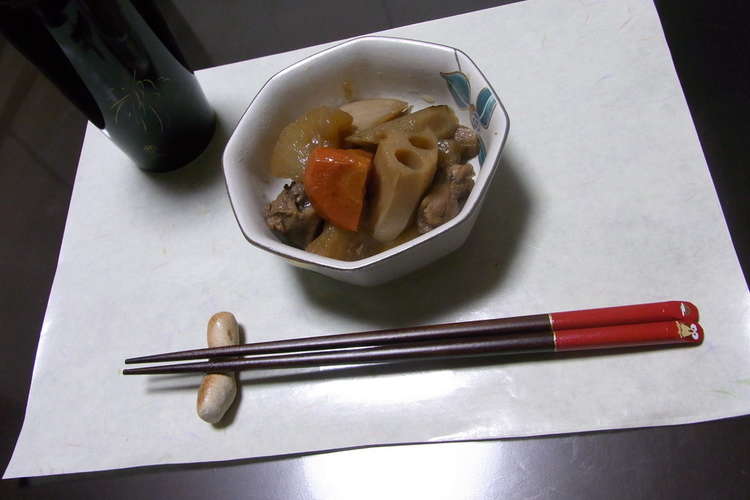 陸奥湾特産焼干しのお出汁がきいた筑前煮 レシピ 作り方 By あめふりくまの子 クックパッド 簡単おいしいみんなのレシピが356万品