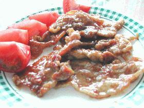 *豚肉のくわ焼き*