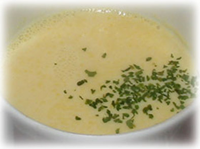 豆乳のコーンスープの写真