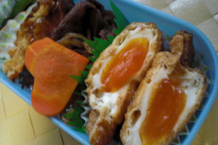 すき焼きの残り汁で卵茶巾 お弁当用 レシピ 作り方 By モコブーママ クックパッド