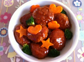 夫が愛する♡懐かしの煮込みハンバーグ