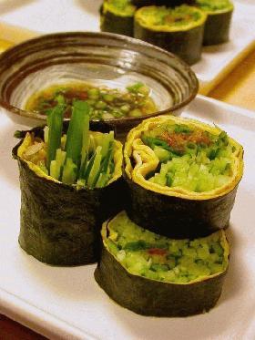 みずみずしいお野菜の磯部巻サラダ