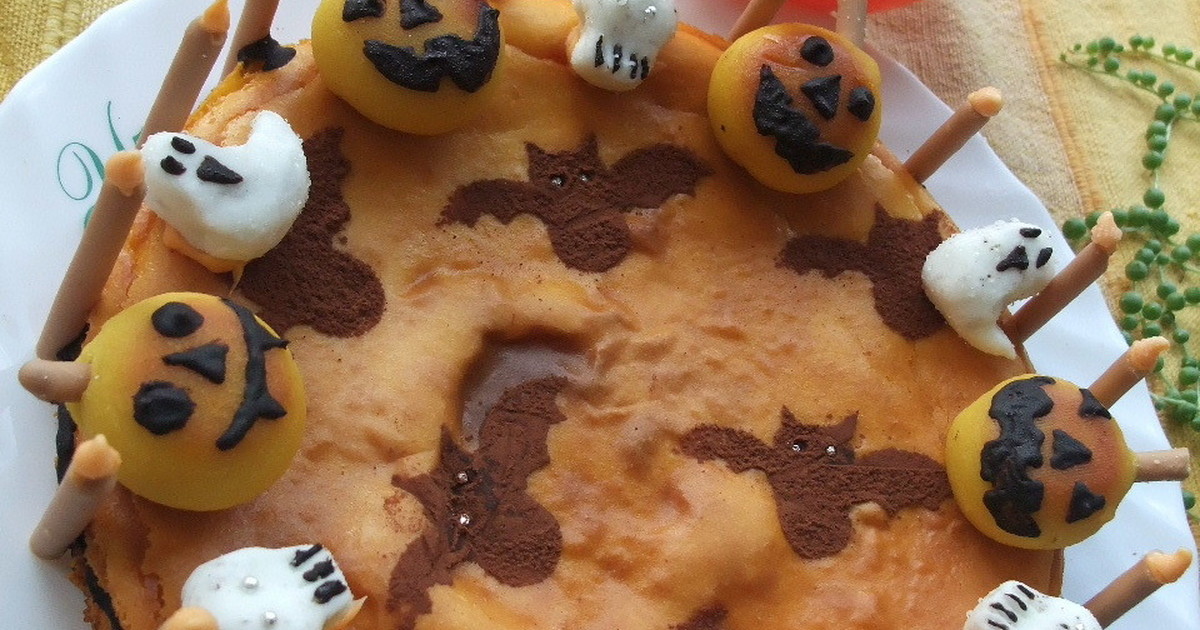 ハロウィンかぼちゃのチーズケーキのレシピ