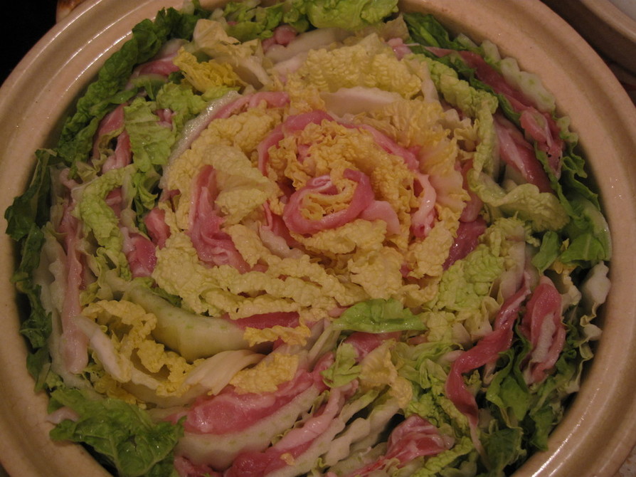 ❤♡白菜と豚バラ肉のミルフィーユ鍋❤♡の画像