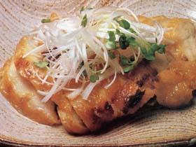 とり肉のみそ漬け焼き
