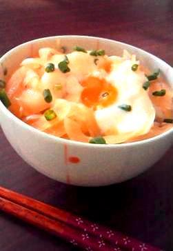 簡単!レンジで玉たま丼