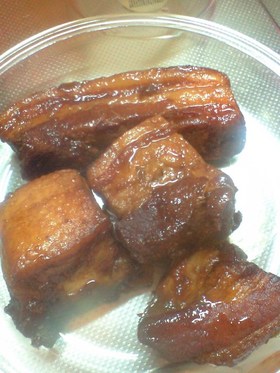 梅酒の梅で柔らか❤豚の角煮♪