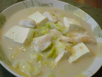 豆腐とキャベツのクリーム煮♪（みそ味）の写真
