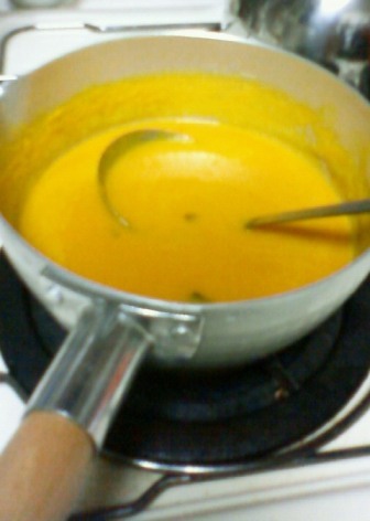 超簡単かぼちゃスープの画像