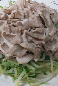 温野菜豚シャブシャブ風・ごまタレ
