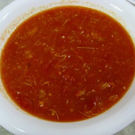 蟹のトマトスープ