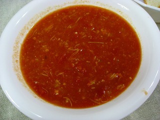 蟹のトマトスープの画像