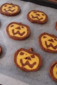 ハロウィンにかぼちゃクッキー
