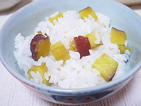 ほんのり甘い さつまいもご飯