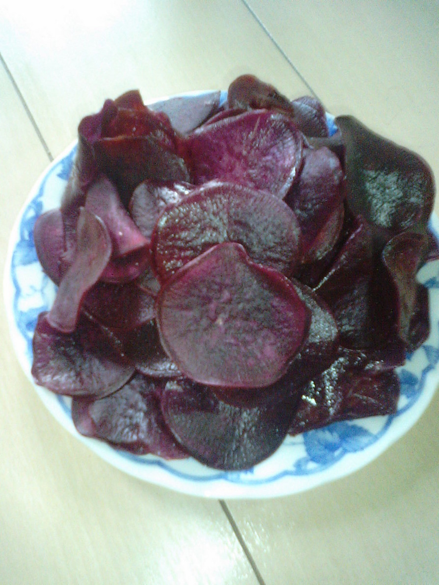 紫芋チップスの画像