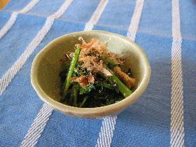 定番こまつ菜のおひたし(炒め)