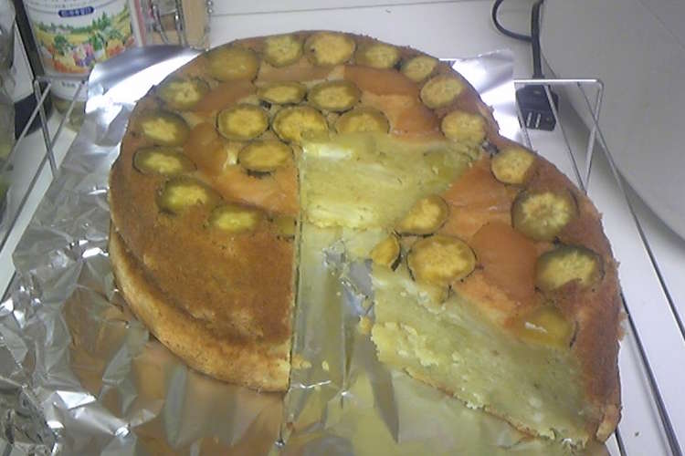 Hmでさつまいもとリンゴとクリチのケーキ レシピ 作り方 By はやぽんまま クックパッド