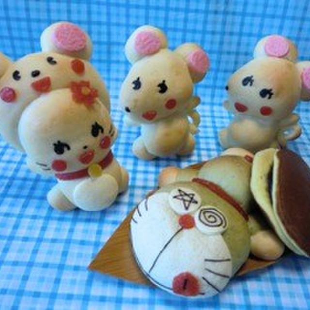 抹茶ドラえもんあんパン レシピ 作り方 By ろーるくん クックパッド 簡単おいしいみんなのレシピが349万品