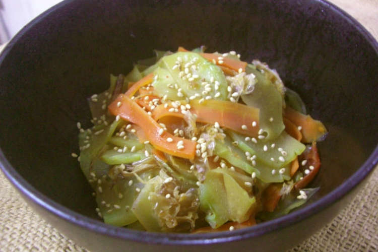 ハヤトウリのキンピラ ぬか漬け レシピ 作り方 By ニコニコ食べよう クックパッド