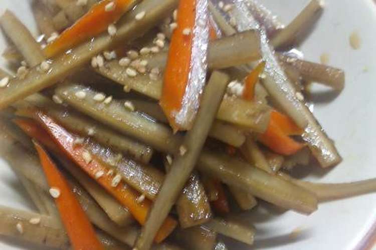 きんぴらごぼう 子供も食べやすく幼児食に レシピ 作り方 By ぱんだこゆみ02 クックパッド 簡単おいしいみんなのレシピが359万品