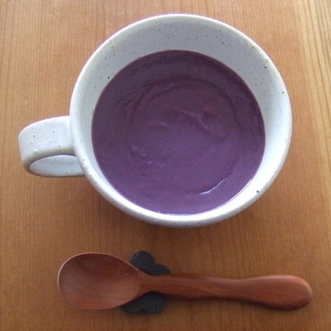 紫芋の簡単スープ