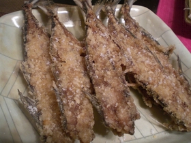 鯵の骨せんべい