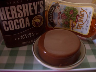 チョコレートプリンの写真