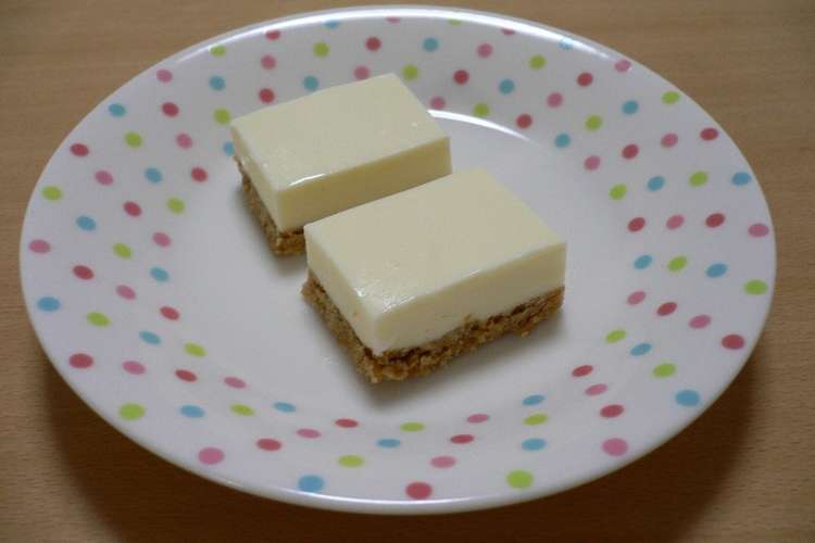 ちょこっと 濃厚レアチーズケーキ レシピ 作り方 By めなよ クックパッド