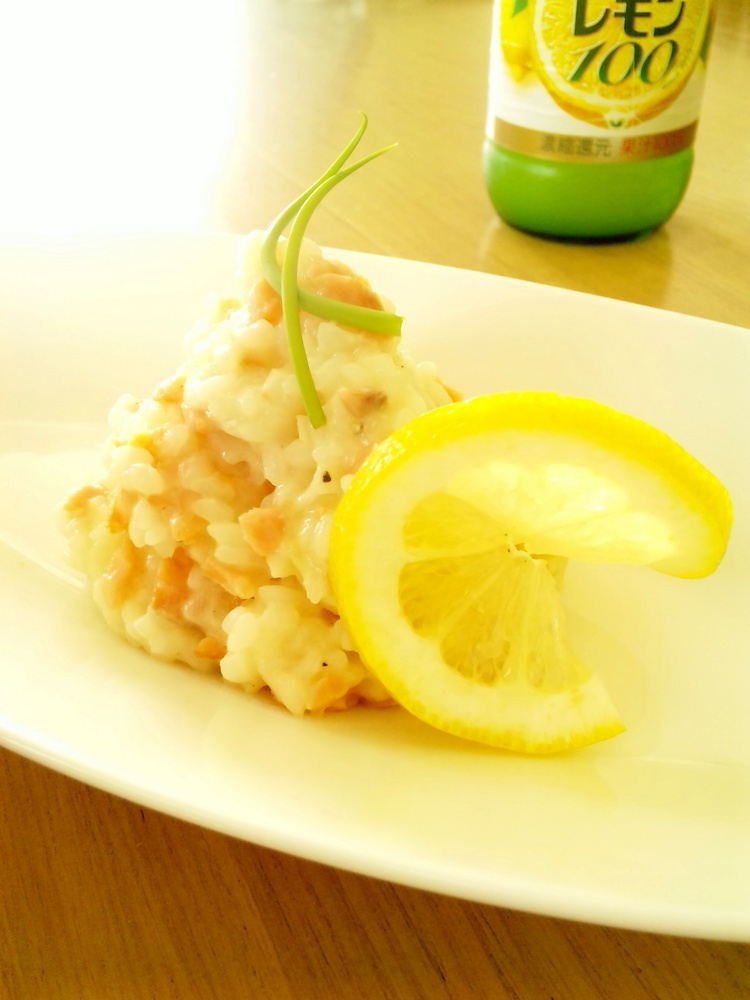 フレッシュガーデンハーブ入りレモンリゾットのレシピ