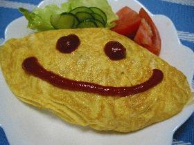 お子様ニコニコ5分でオムライス